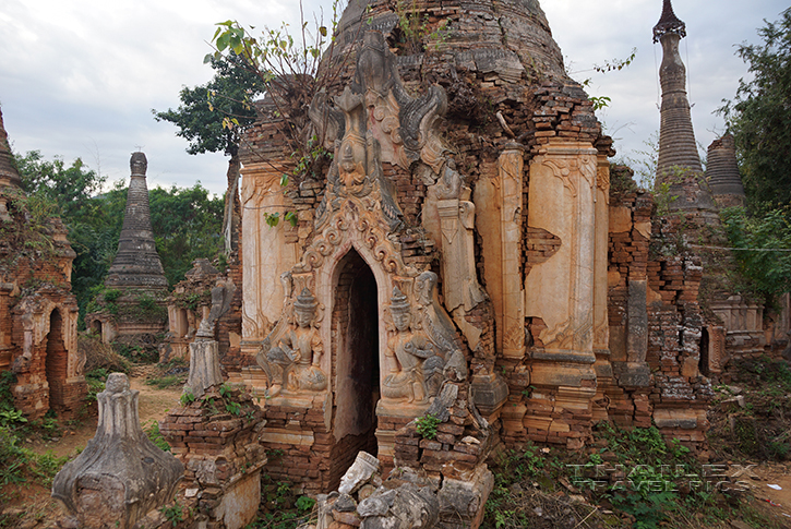 Buddhist Stupas, Indein (Myanmar)