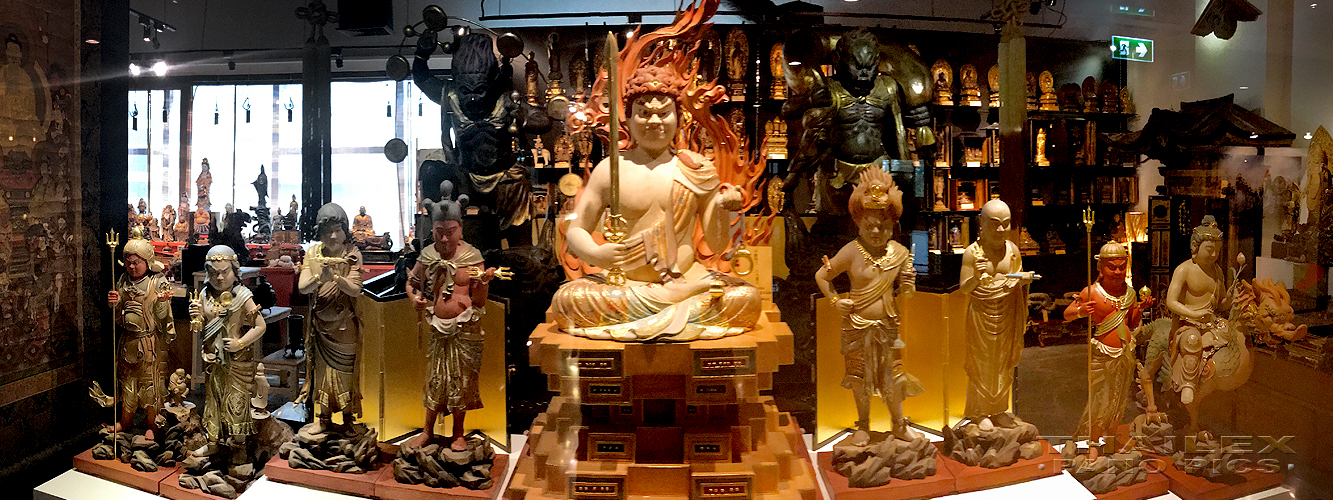 Fudo Myoo with his 8 Boy Servants, Bangkok, Thailand