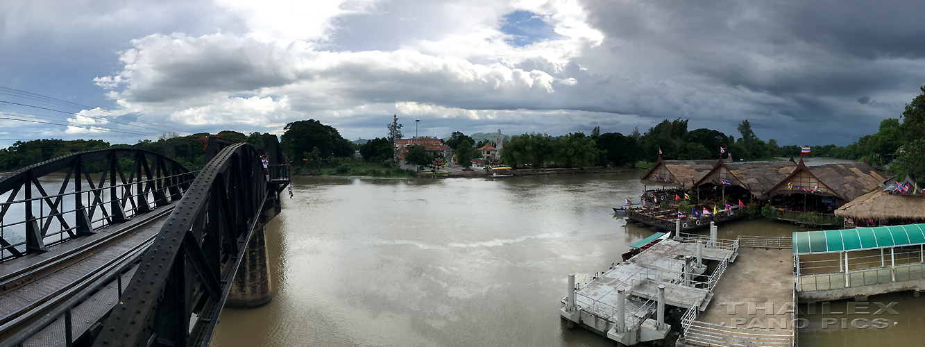 Bridge over the Kwae Yai River, Kanchanaburi, Thailand