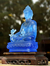 Liuli Bhaisajyaguru statue