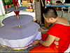 making of multi-layered chattra parasol