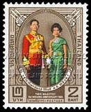 King Bhumipon Adunyadet and Queen Sirikit Kitthiyagon