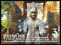 replica of Radiating Avalokitesvara at Prasat Meuang Singh Historical Park