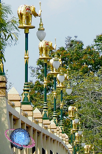 Elephant Street Lantern, Tambon Amphawa, Amphur Amphawa, Samut Songkhram