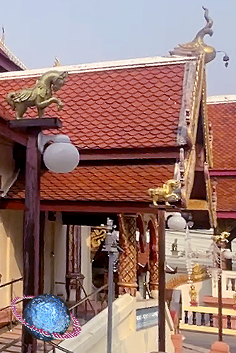 Golden Horse Street Lantern, Tambon Sri Phum, Amphur Meuang, Chiang Mai