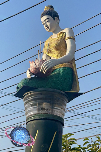Loi Krathong Street Lantern, Tambon Tanoht, Amphur Khiri Maht, Sukhothai