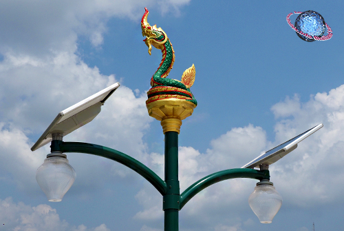Naga Street Lantern, Tambon Sai Thai, Amphur Krabi, Krabi