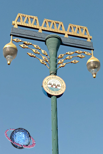 Chulachomklao Bridge Street Lantern, Tambon Tha Kham, Amphur Phun Phin, Surat Thani