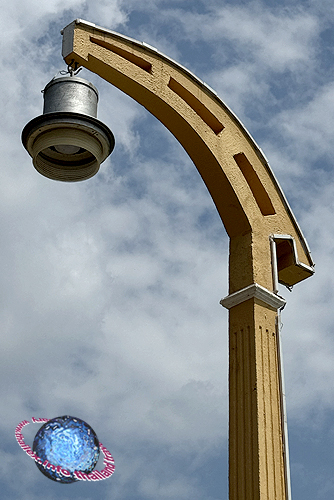 Railway Station Canopy Frame Street Lantern, Amphur Meuang, Phuket