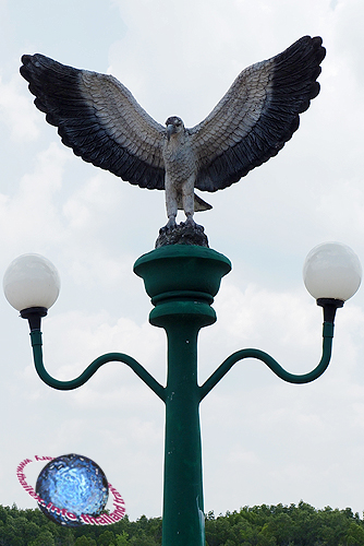 White-bellied Sea Eagle Street Lantern, Tambon Pahk Nahm, Amphur Meuang, Krabi