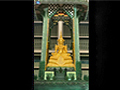 Crowned Buddhas at Suwannaphum's Satellite Terminal One