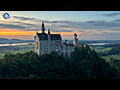 Sunsey over the Alps: Neuschwanstein Bathed in Gold